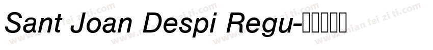 Sant Joan Despi Regu字体转换